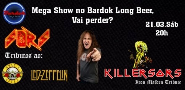 Imagem do evento Mega Show Bardok