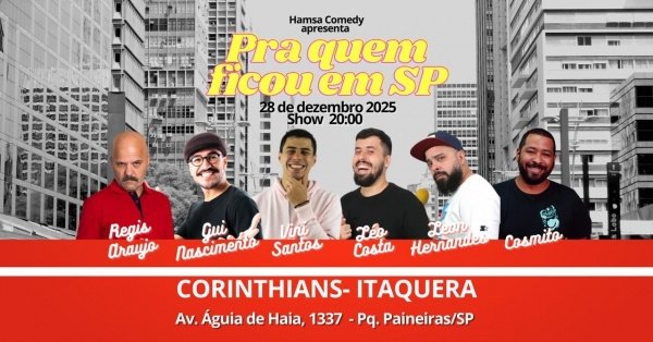 Imagem do evento STAND-UP - PRA QUEM FICOU EM SP
