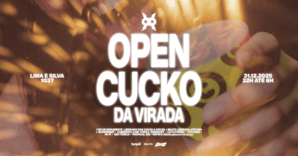 Imagem do evento OPEN CUCKO DA VIRADA :: OPEN BAR DE REVEILLON :: 31.12 @CUCKO