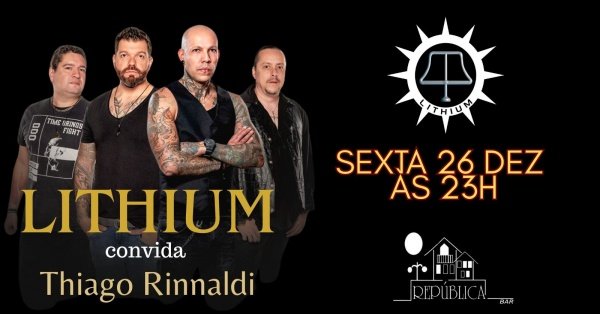 Imagem do evento LITHIUM - República Bar