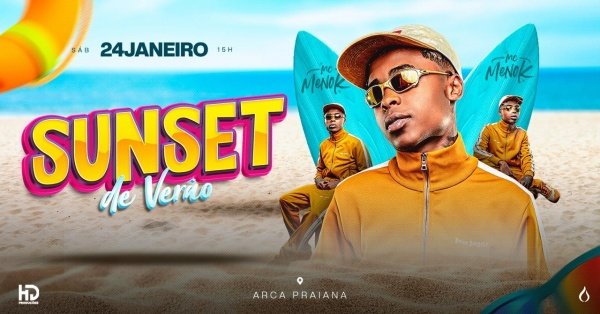 Imagem do evento SUNSET DE VERÃO