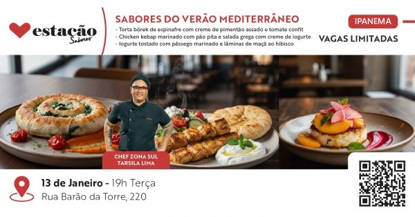 Imagem do evento Sabores do verão mediterrâneo