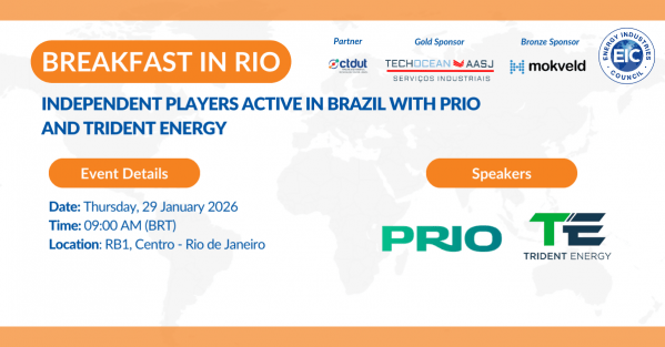 Imagem do evento Breakfast in Rio: Independent Players Active in Brazil with PRIO and Trident Energy