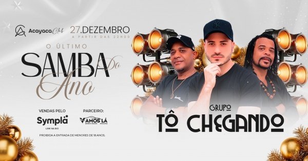 Imagem do evento O Último Samba do Ano - Grupo to chegando