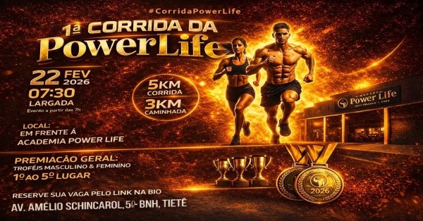Imagem do evento CORRIDA POWER LIFE