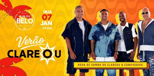 Imagem do evento BAR DO BELO APRESENTA: VERÃO CLAREOU