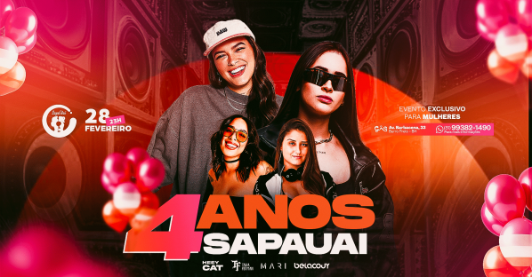 Imagem do evento 4 ANOS SAPAUAI