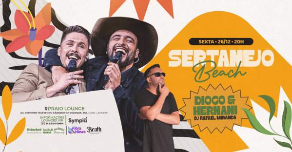 Imagem do evento SERTANEJO BEACH - DIOGO E HERNANI
