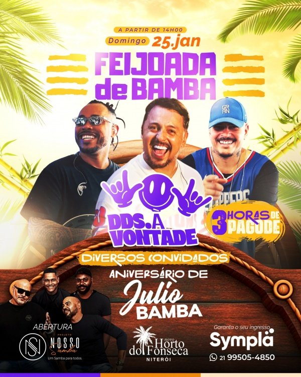 Imagem do evento Feijoada de Bamba com DDS a vontade
