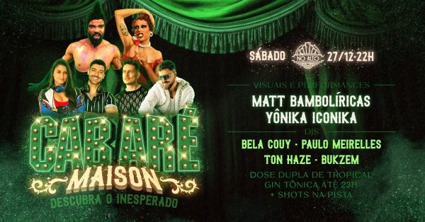 Imagem do evento CABARÉ MAISON