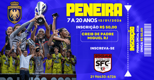 Imagem do evento PENEIRA PETRÓPOLIS BASE 2026