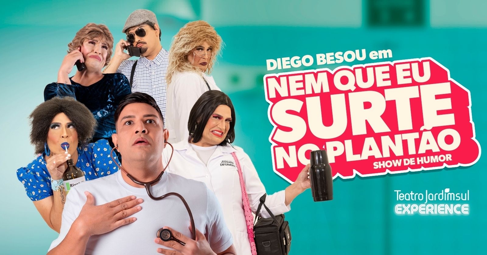 Diego Besou em São Paulo | Nem que eu Surte no Plantão!