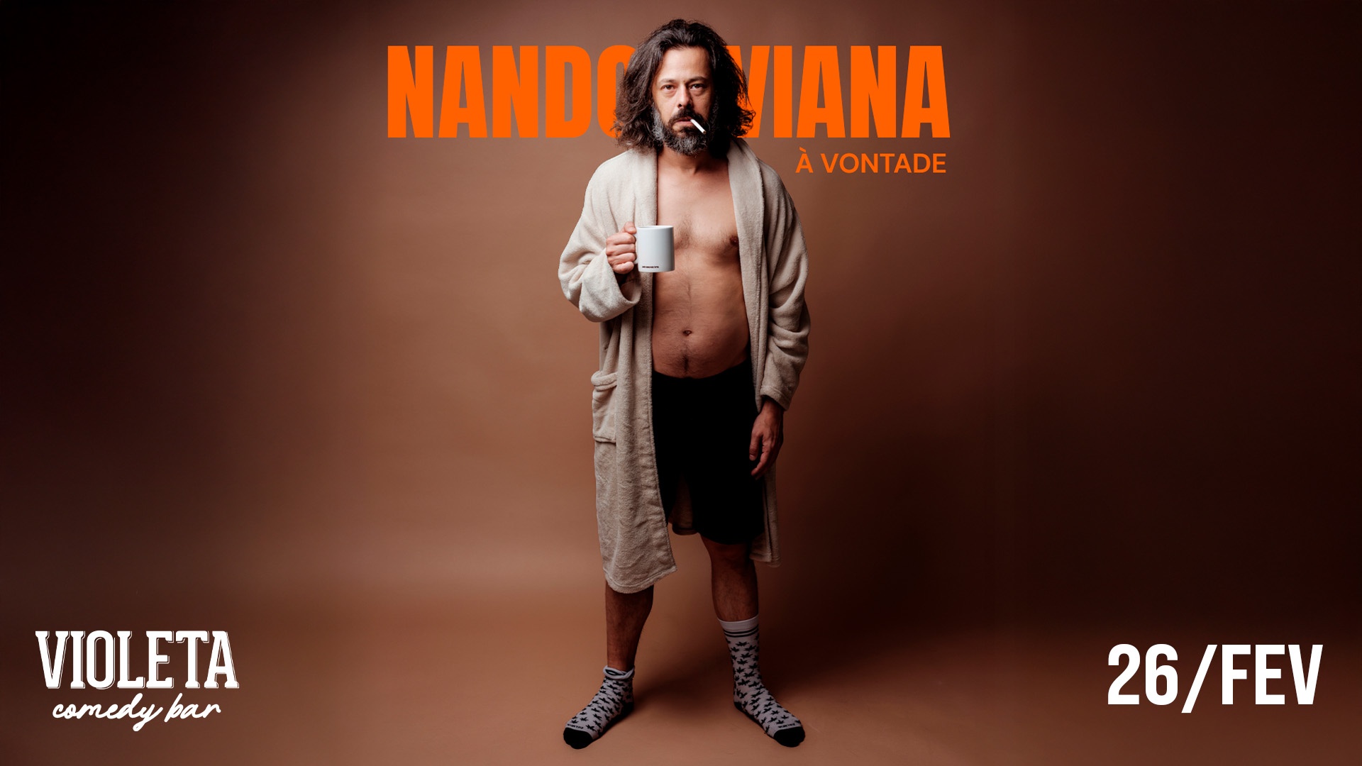 Nando Viana em à Vontade na Rua Augusta - Stand Up Comedy em São Paulo