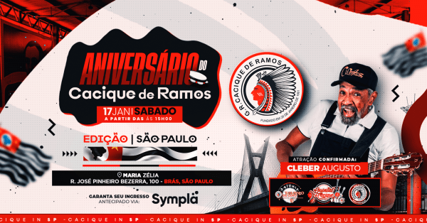 Imagem do evento Aniversário do Cacique de Ramos SP