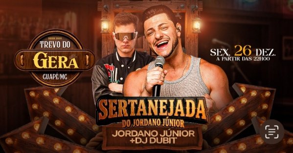 Imagem do evento Sertanejada do Jordano Júnior