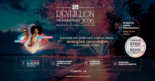Imagem do evento Réveillon All Inclusive no Paradiso 2026