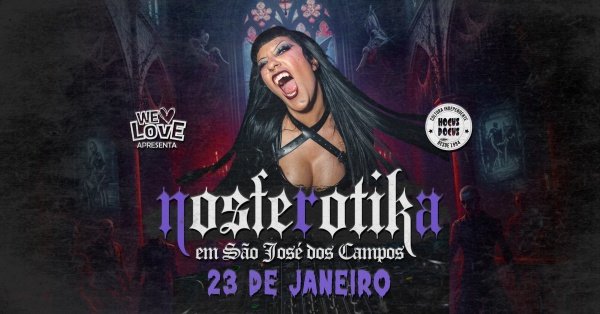 Imagem do evento Nosferotika em São José dos Campos / SP