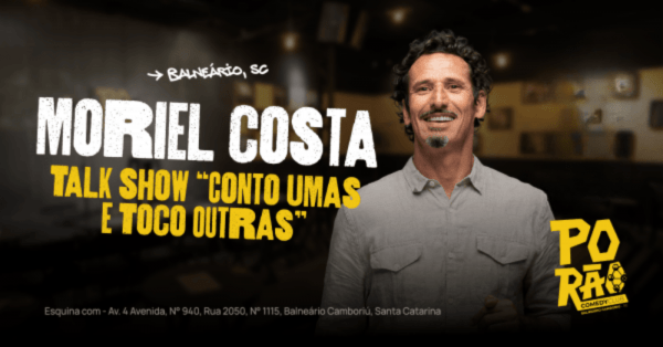 Imagem do evento Moriel Costa do Dazaranha no Porão Comedy BC