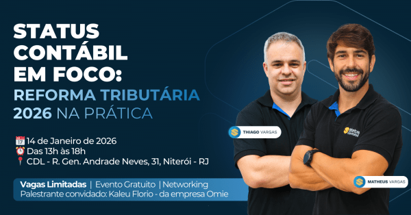 Imagem do evento STATUS EM FOCO: REFORMA TRIBUTÁRIA 2026 NA PRÁTICA
