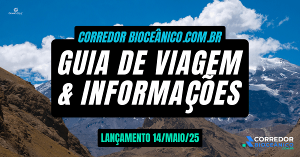 Imagem do evento Lançamento do Guia de Viagem e Informações do Corredor Bioceânico & Comemoração de 01 ANO DO PORTAL!