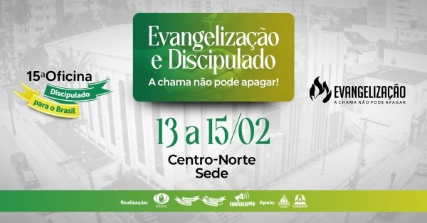 Imagem do evento 15ª OFICINA DISCIPULADO PARA O BRASIL - REGIÃO NORDESTE - JOINVILLE/SC