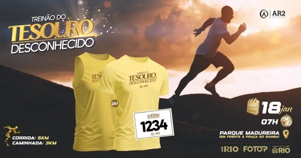 Imagem do evento TREINO SOLIDÁRIO DO TESOURO DESCONHECIDO