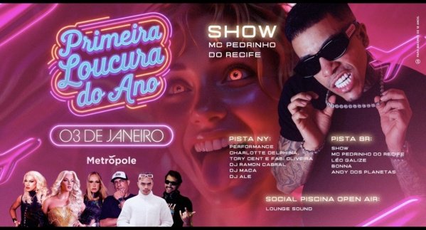 Imagem do evento PRIMEIRA LOUCURA DO ANO - 03/JAN