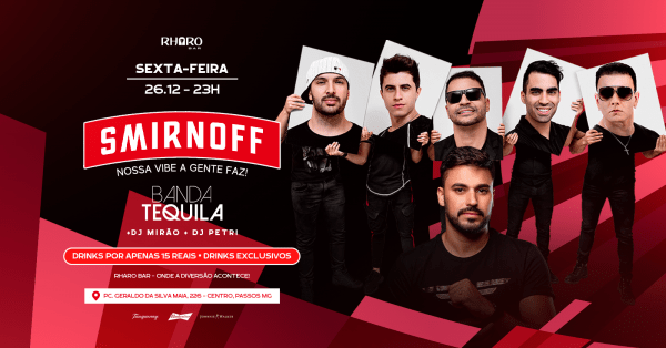 Imagem do evento SMIRNOFF - NOSSA VIBE A GENTE FAZ!