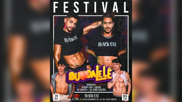 Imagem do evento Black Cat: Bundalelê Festival / Segunda - 29 de dezembro - 23h