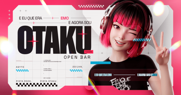 Imagem do evento E eu que era Emo e agora sou Otaku? RJ  - 10 anos | OPEN BAR