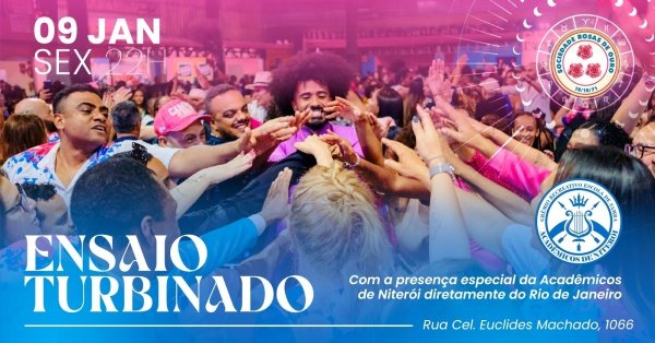 Imagem do evento Ensaio Turbinado Rosas de Ouro recebe Acadêmicos de Niterói -  09/01