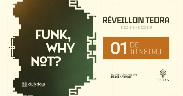 Imagem do evento TEORA ~ FUNK, WHY NOT? ~ Qui 01.01