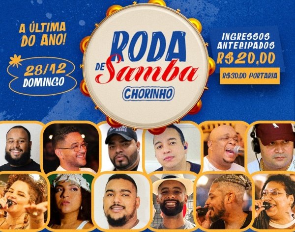 Imagem do evento ULTIMA RODA DE SAMBA DE 2025