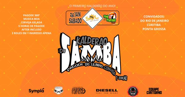 Imagem do evento KALDERÃO DUSAMBA - 1º EDIÇÃO; Pagode do lilinho Convida