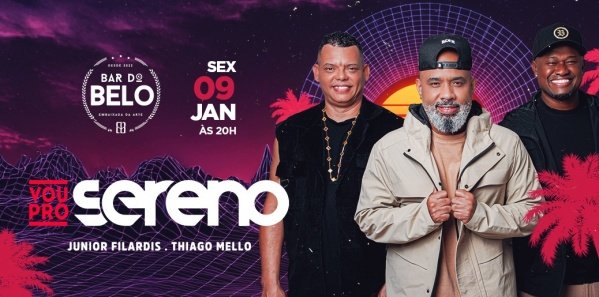 Imagem do evento BAR DO BELO APRESENTA:  GRUPO VOU PRO SERENO 