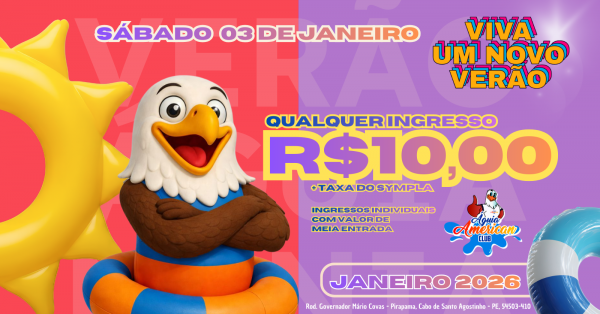 Imagem do evento Férias de Janeiro no Águia SÁB 03/01(Individual)