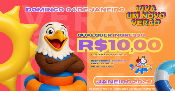 Imagem do evento Férias de Janeiro no Águia DOM 04/01(Individual)