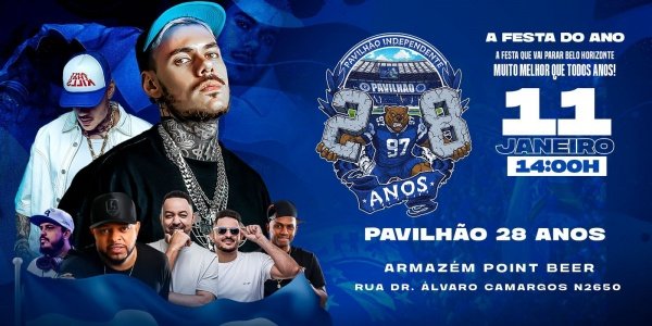 Imagem do evento PAVILHÃO 28 ANOS
