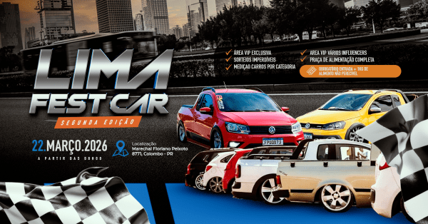 Imagem do evento LIMA FEST CAR 2 - MAIOR EVENTO CARROS REBAIXADO DE COLOMBO