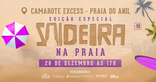 Imagem do evento SAIDEIRA NA PRAIA