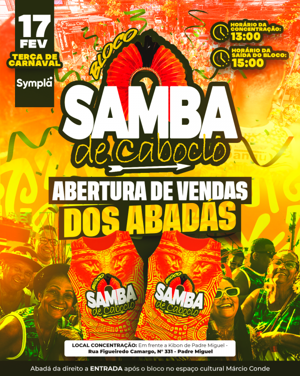 Imagem do evento Bloco do Samba de Caboclo