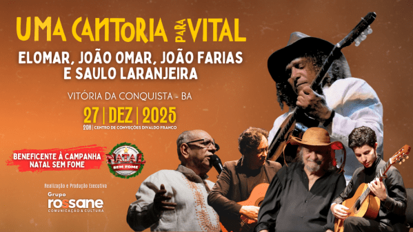 Imagem do evento ''Uma Cantoria para Vital'' - A Celebração da Obra de Vital Farias - Vitória da Conquista