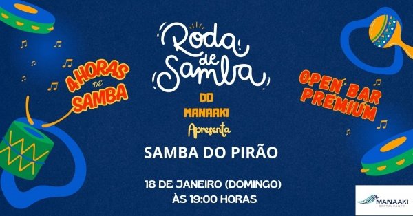 Imagem do evento Primeira Roda de Samba do Manaaki