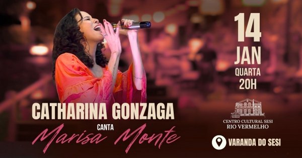 Imagem do evento Catharina Gonzaga Canta Marisa Monte