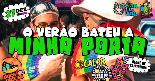 Imagem do evento O VERÃO BATEU EM MINHA PORTA