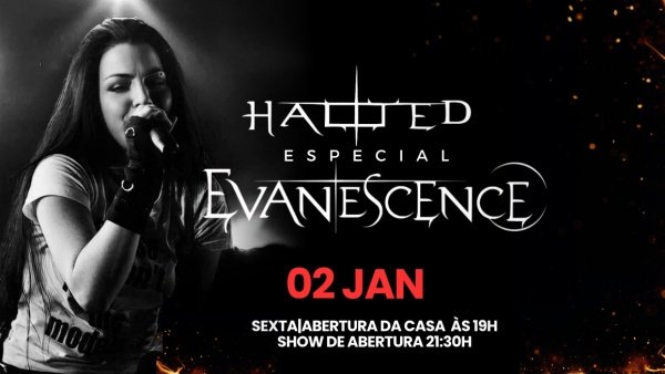Imagem do evento ESPECIAL EVANESCENCE - HALLTED 