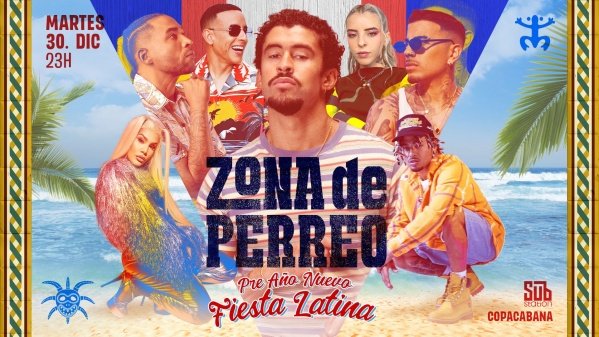 Imagem do evento Zona de Perreo | Martes 30 Diciembre | Copacabana | Pre Año Nuevo