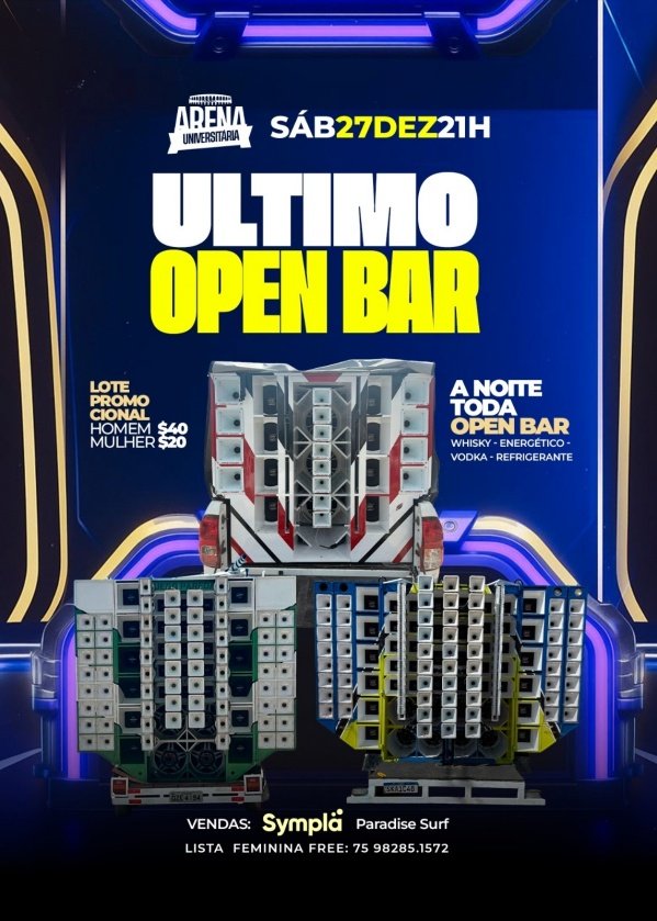 Imagem do evento ÚLTIMO OPENBAR