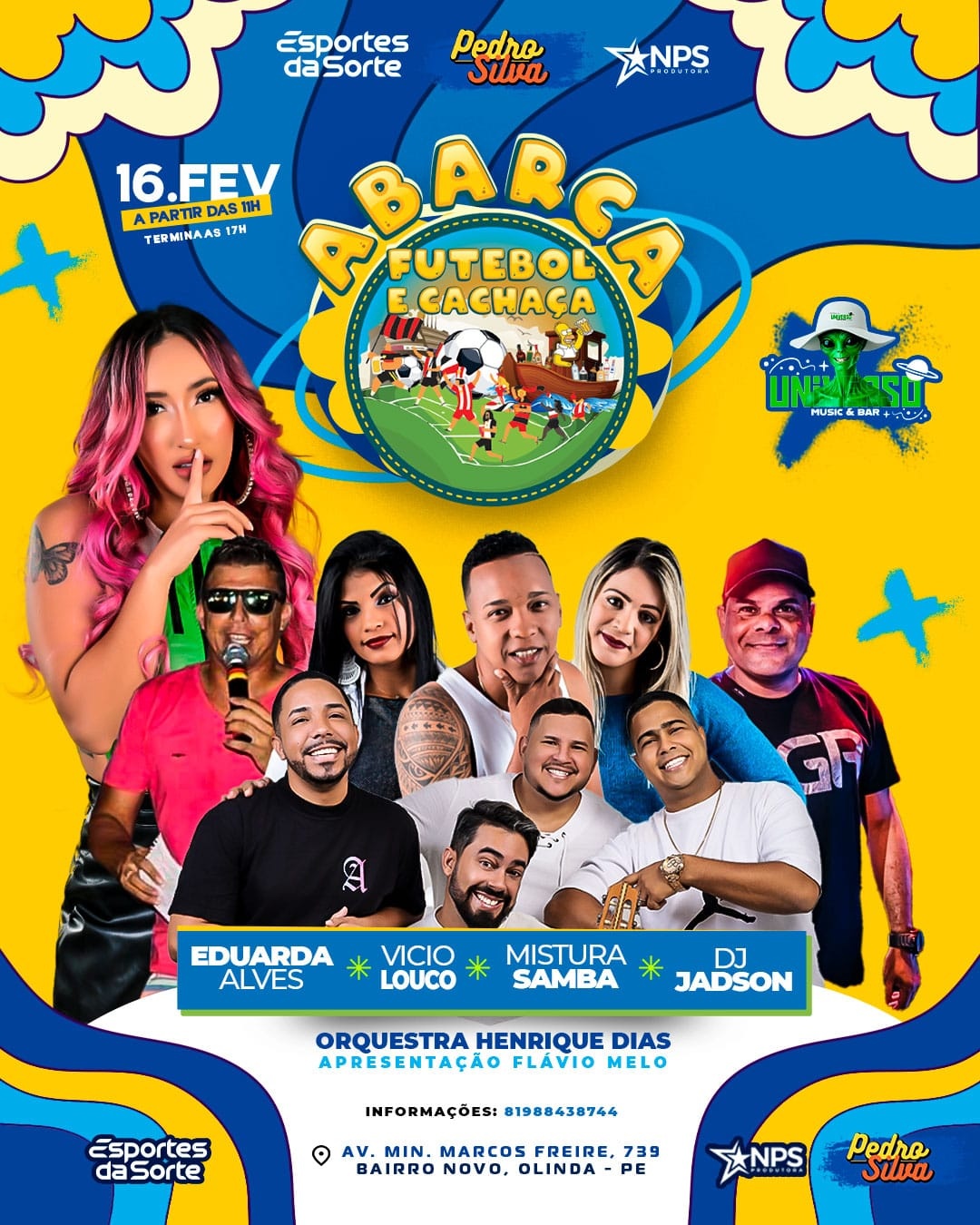 BLOCO A BARCA - 2026 - Olinda, PE