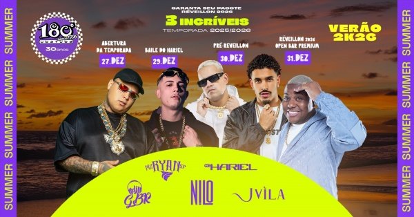 Imagem do evento Pacote 3 Incríveis - 180 Ubatuba